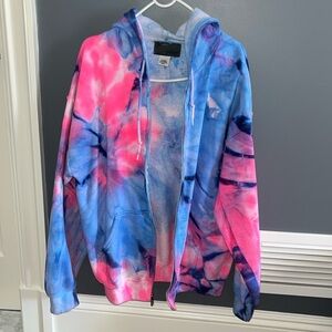 Carmar Oversized Tie-Dye Zip-Up